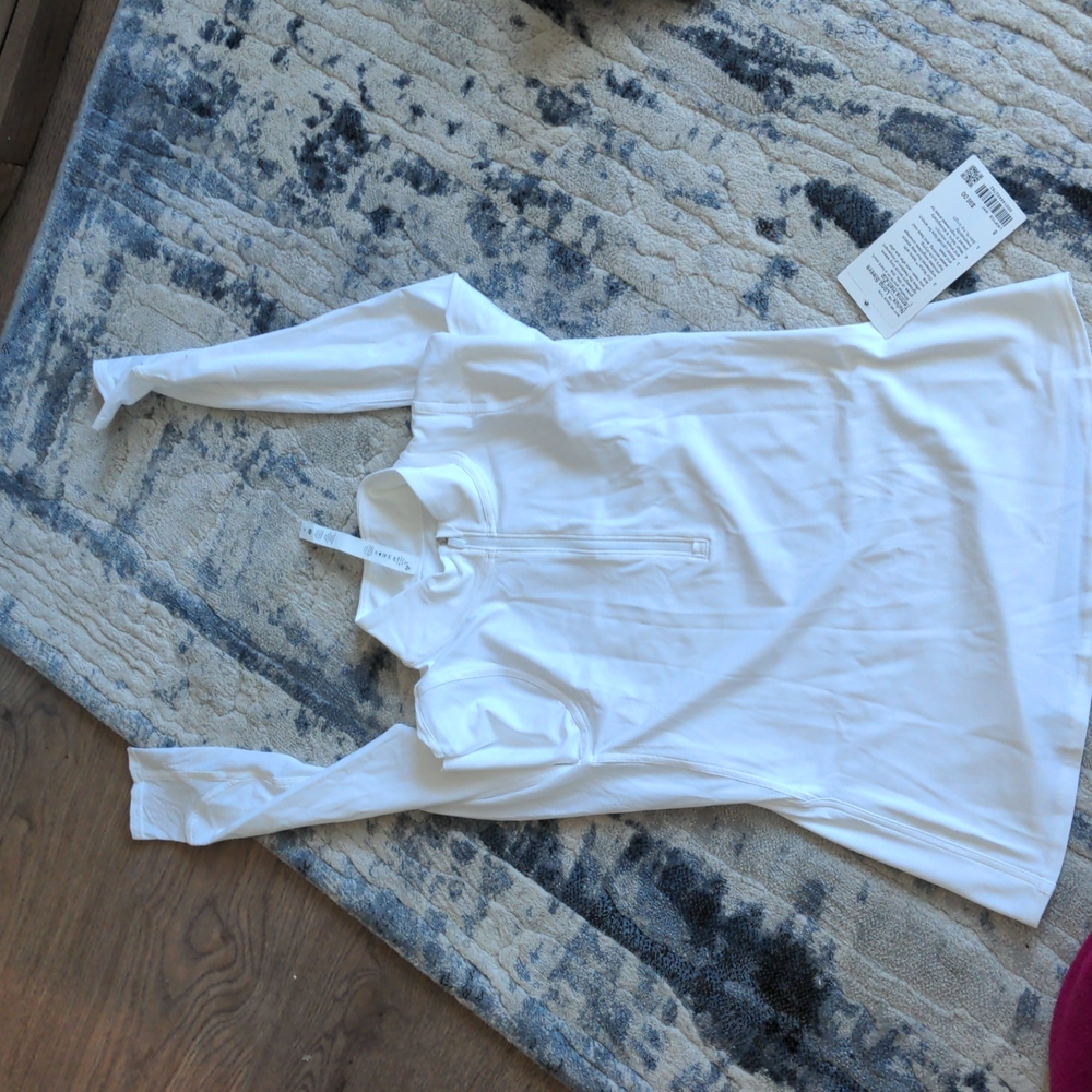 Lululemon NULUX half zipper long sleeve shirt size 8 NWT
